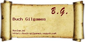 Buch Gilgames névjegykártya